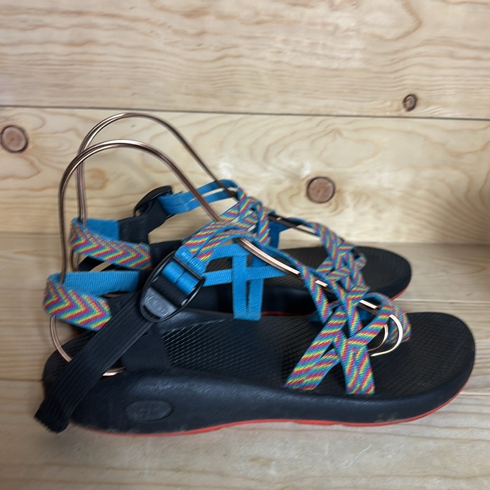 Chaco rainbow Colorful Strappy Sandals size‎ 12 - Picture 7 of 11